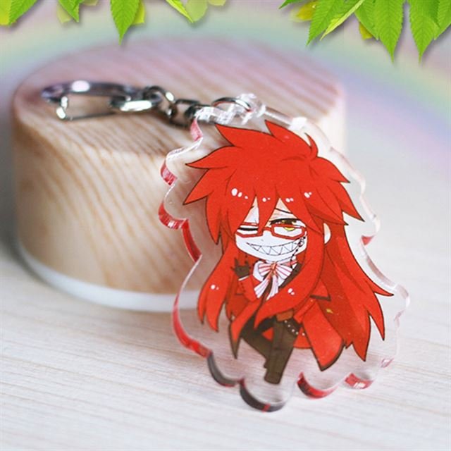 black butler acrylic keychain anime merchandise shillong