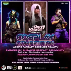 Registrations Open - Cosplay Competition 11 cosplay competition cherry blossom shillong 1