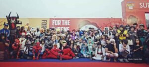 comic con group photo cosplay