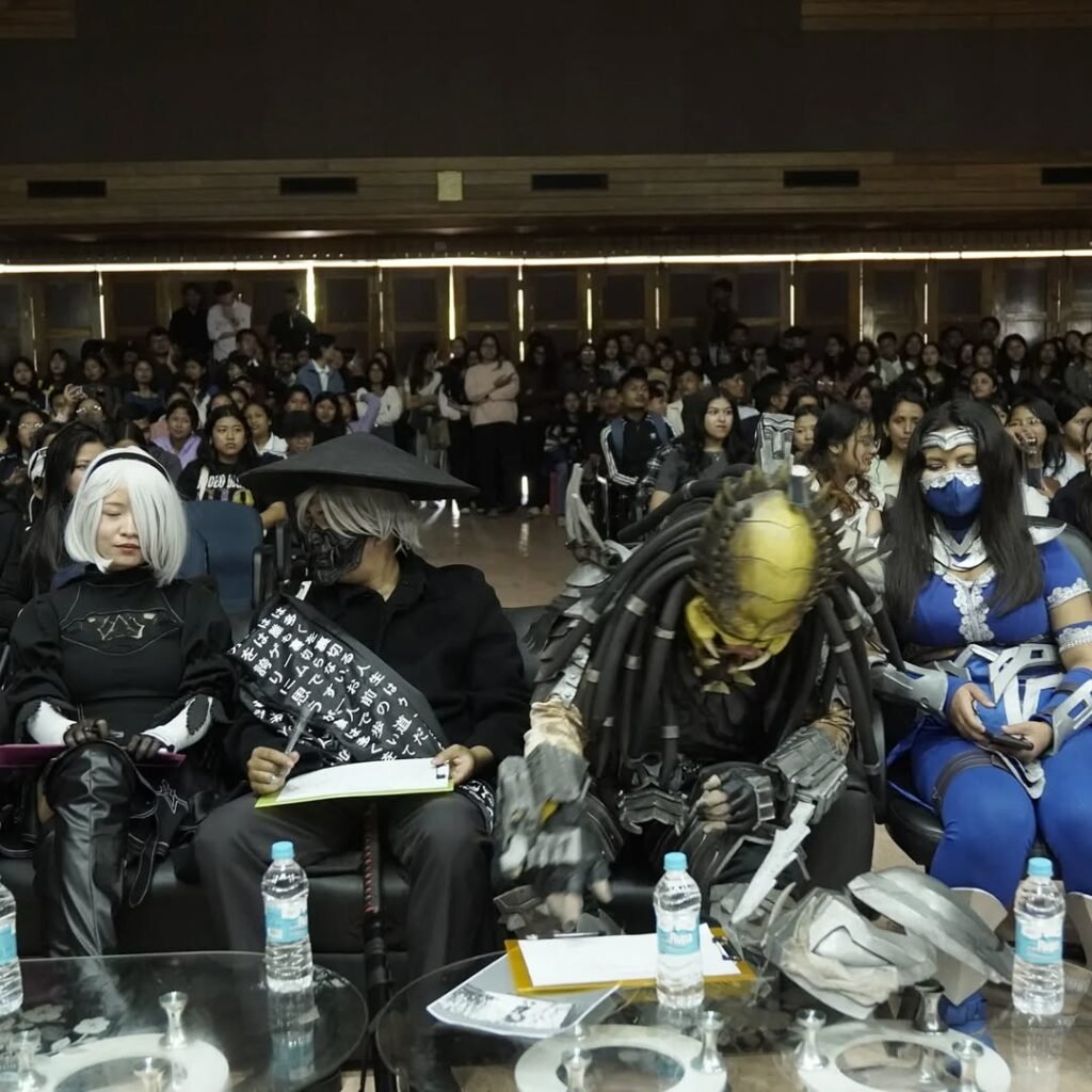 Varsity Fest 2026 at NEHU Brings Shillong's Cosplay and Anime Culture to Life 4 NEHU Varsity Fest 2026 judges garry predator