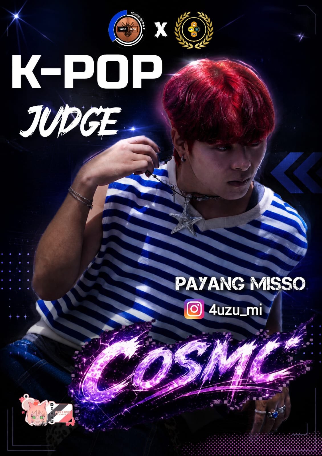 Cosmic guwahati k pop judge payang misso
