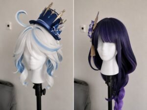 Genshin Impact Characters e.g. Furina Raiden Shogun wig
